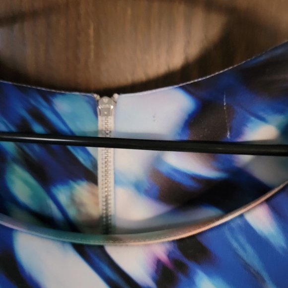 Calvin Klein 2XL Scuba Print Dress - Missing Size and Label Tag - Picture 8 of 11